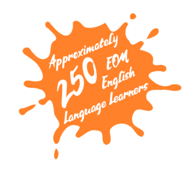 Approximately 250 EOM English language learners